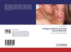 Buchcover von College students and Risk sexual Behavior