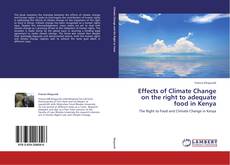 Buchcover von Effects of Climate Change on the right to adequate food in Kenya