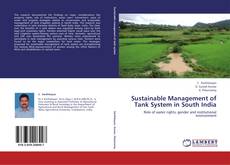 Couverture de Sustainable Management of Tank System in South India
