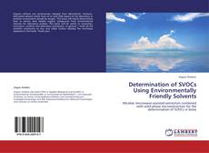 Buchcover von Determination of SVOCs Using Environmentally Friendly Solvents