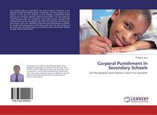 Portada del libro de Corporal Punishment In Secondary Schools