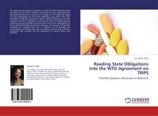 Capa do livro de Reading State Obligations into the WTO Agreement on TRIPS 