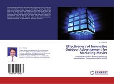 Buchcover von Effectiveness of Innovative Outdoor Advertisement for Marketing Movies
