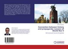 Capa do livro de Connection between history and propaganda: Lessons of World War II 