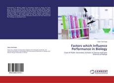Couverture de Factors which Influence Performance in Biology