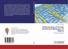 Capa do livro de Determinants of Private Investment Behaviour in Nigeria 