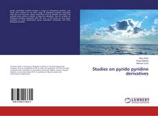 Buchcover von Studies on pyrido pyridine derivatives