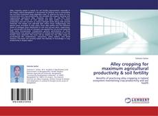 Alley cropping for maximum agricultural productivity & soil fertility kitap kapağı