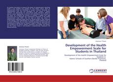 Portada del libro de Development of the Health Empowerment Scale for Students in Thailand