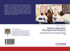 Capa do livro de Business Education: Retrospect and Prospects 