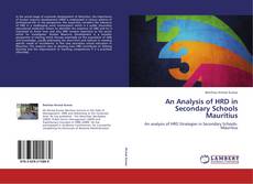 Bookcover of An Analysis of HRD in Secondary Schools Mauritius