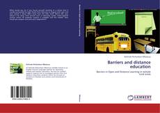Bookcover of Barriers and distance education