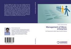 Portada del libro de Management of Micro-enterprises