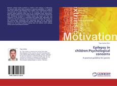 Couverture de Epilepsy in children:Psychological concerns