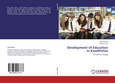 Capa do livro de Development of Education in Kazakhstan 
