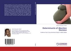 Bookcover of Determinants of Abortion Decision