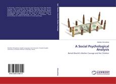 Capa do livro de A Social Psychological Analysis 
