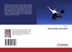Couverture de Personality disorders