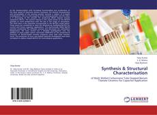 Capa do livro de Synthesis & Structural Characterisation 
