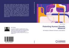Patenting Human Genetic Material kitap kapağı