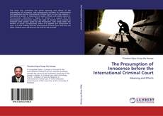 Buchcover von The Presumption of Innocence before the International Criminal Court