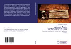 Ancient Texts, Contemporary Voices kitap kapağı