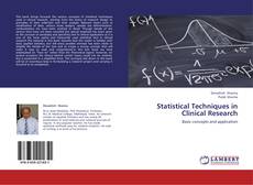 Statistical Techniques in Clinical Research的封面