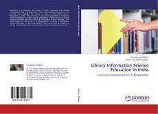 Library Information Science Education in India的封面