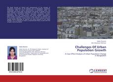 Buchcover von Challenges Of Urban Population Growth