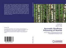 Buchcover von Ayurvedic Shodhana Processing of Aconite