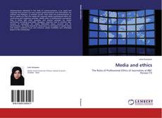 Capa do livro de Media and ethics 