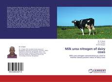 Milk urea nitrogen of dairy cows kitap kapağı