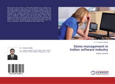 Buchcover von Stress management in Indian software industry