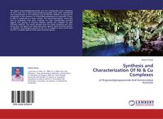 Portada del libro de Synthesis and Characterization Of Ni & Cu Complexes