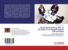 Capa do livro de Social Networking sites as PR tools in an Organizations CSR activities 