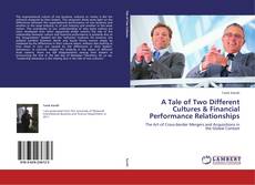 Buchcover von A Tale of Two Different Cultures & Financial Performance Relationships