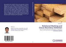 Capa do livro de Relational Marking and Clause Boundary Detection 