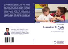 Buchcover von Perspectives On Private Tuition