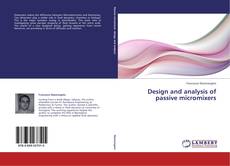 Design and analysis of passive micromixers的封面