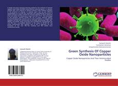 Buchcover von Green Synthesis Of Copper Oxide Nanoparticles