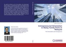 Capa do livro de Entrepreneurial Orientation in Malay Family Firms in Malaysia 