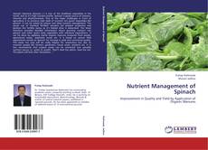 Nutrient Management of Spinach kitap kapağı