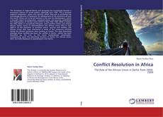 Buchcover von Conflict Resolution in Africa