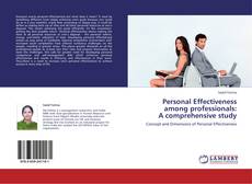 Capa do livro de Personal Effectiveness among professionals: A comprehensive study 