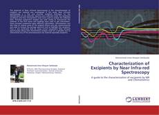 Couverture de Characterization of Excipients by Near Infra-red Spectroscopy