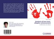 Buchcover von Analysis of low-mass   dilepton enhancement