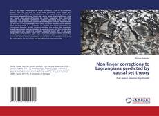 Bookcover of Non-linear corrections to Lagrangians predicted by causal set theory