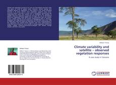 Capa do livro de Climate variability and satellite – observed vegetation responses 