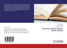 Buchcover von Bursary fund in Kenya, Isiolo county