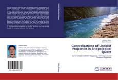 Capa do livro de Generalizations of Lindelöf Properties in Bitopological Spaces 